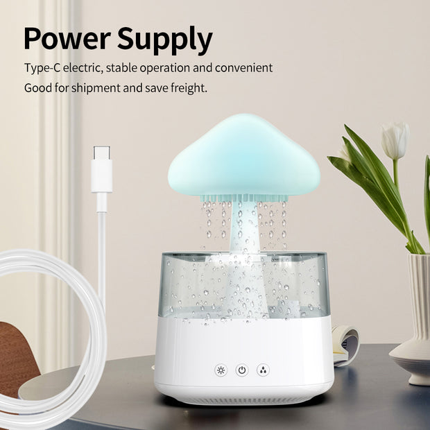 WholesaleRain Cloud Humidifier Water Drip Mushroom Rain Cloud Diffuser