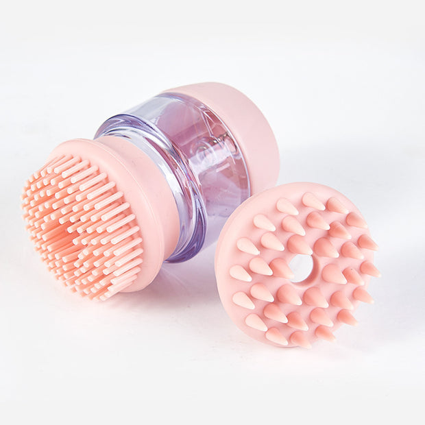 Pet Bath Brush Silicone Massage Clean Beauty Comb Brush