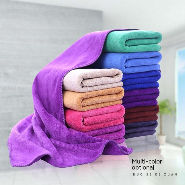 Microfiber Thickened Towel Beauty Salon Bath Towels