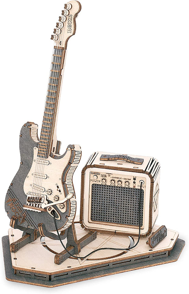 Electric Guitar Set 3D Wooden Puzzle