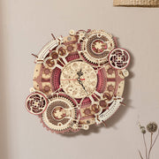 Time Art Zodiac Wall Clock 3D Wooden Puzzle