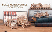 Vintage Vehicle Model 3D Wooden Puzzle