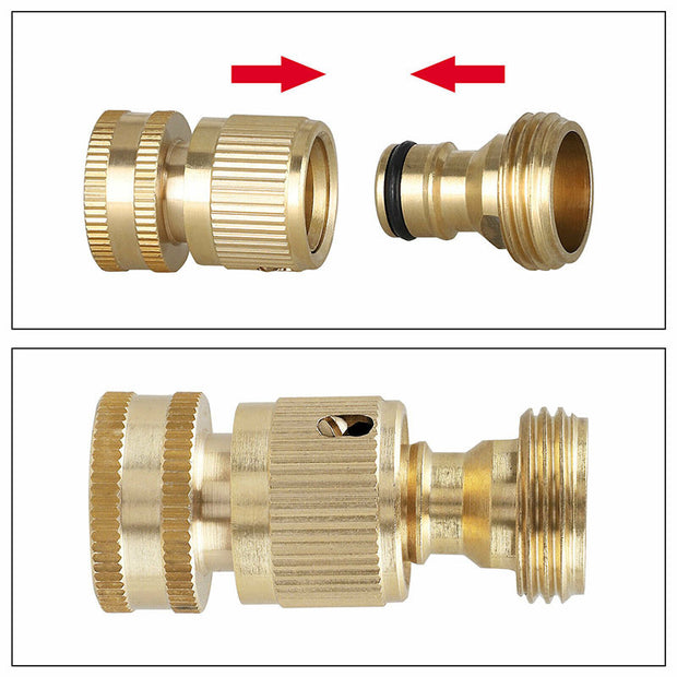 Brass Quick Water 3 4 Water Pipe Joint Set