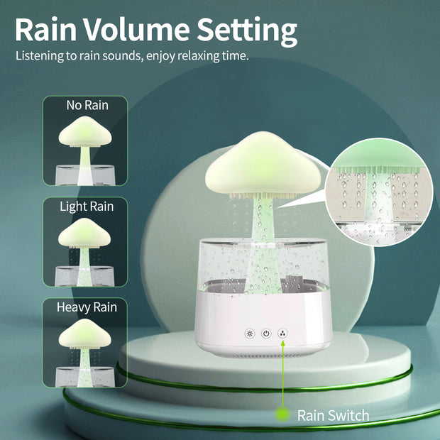 WholesaleRain Cloud Humidifier Water Drip Mushroom Rain Cloud Diffuser