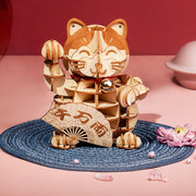 3D Wooden Plutus Cat Model