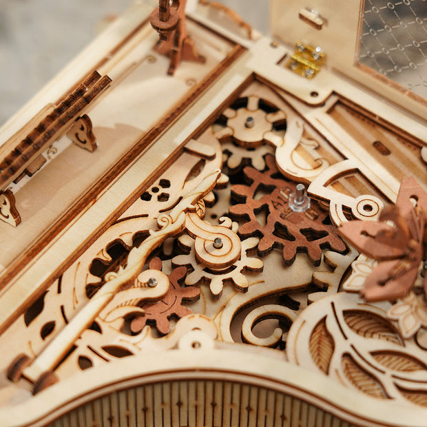 3D Wooden Puzzle Magic Piano Mechanical Music Box