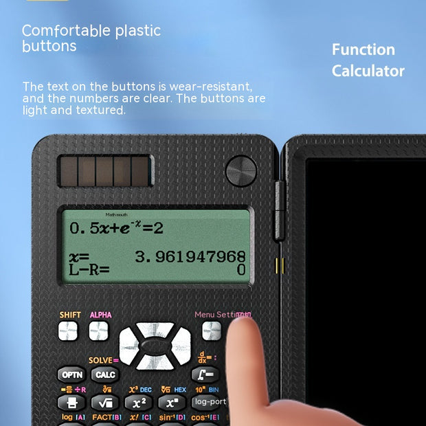 2 In 1 Foldable Calculators Handwriting Tablet