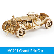 Vintage Vehicle Model 3D Wooden Puzzle