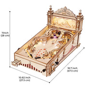 Pinball Machine 3D Wooden Puzzle Amusing Table Game