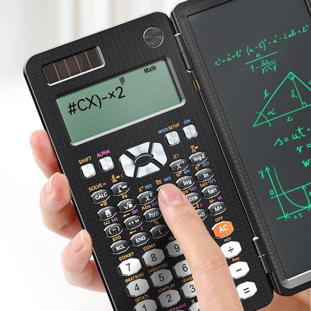 2 In 1 Foldable Calculators Handwriting Tablet