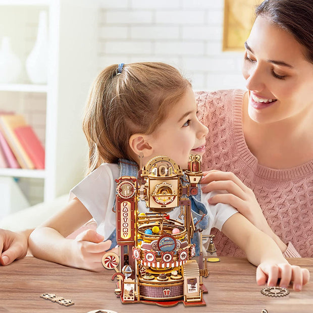 Marble Chocolate Factory 3D Wooden Puzzle