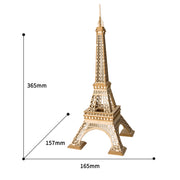 Puzzle in legno Modello di assemblaggio della Torre Eiffel in legno