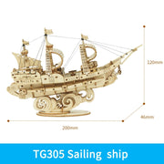 Boat & Ship Model 3D Wooden Puzzle Games