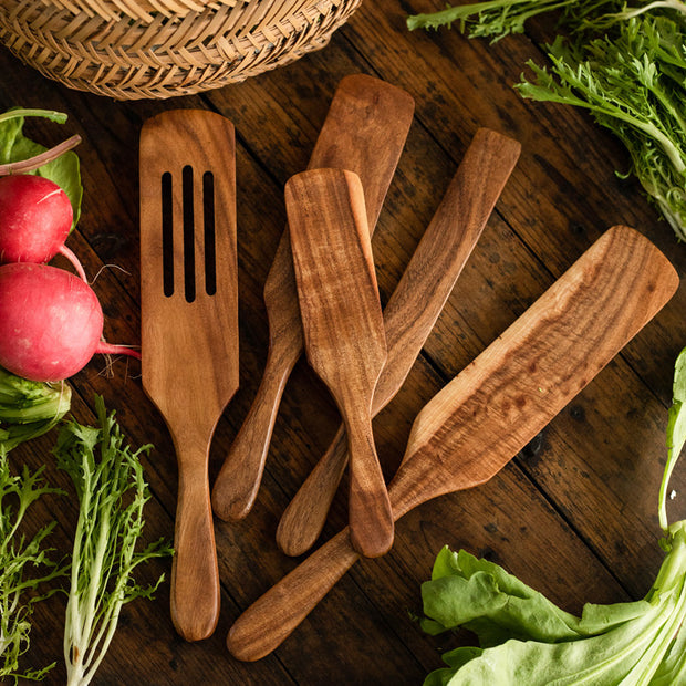 Spatola da cucina in teak Spatola in legno Spatola per insalata