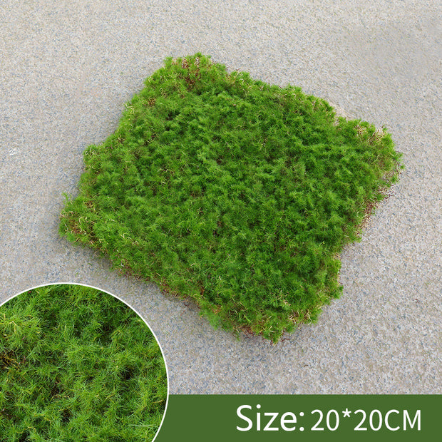 Moss Skin Piece Moss Flocking Ornament Soft Decoration Landscaping Rockery Turf Grass