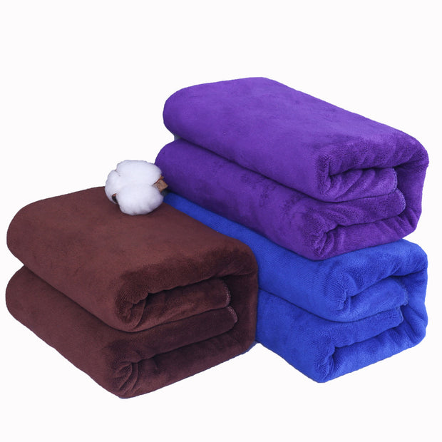 Microfiber Thickened Towel Beauty Salon Bath Towels