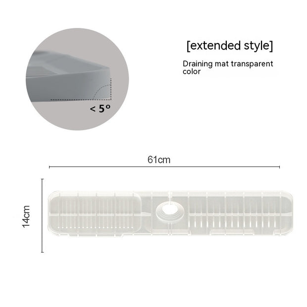 Silikon-Wasserhahn-Pad für Küche und Bad, Spritzschutzmatte