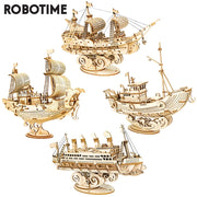 Boat & Ship Model 3D Wooden Puzzle Games