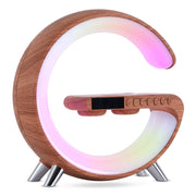 Intelligent G Shaped LED Lamp Bluetooth Speake Wireless Charger