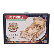 Flipper Puzzle 3D in legno Divertente gioco da tavolo