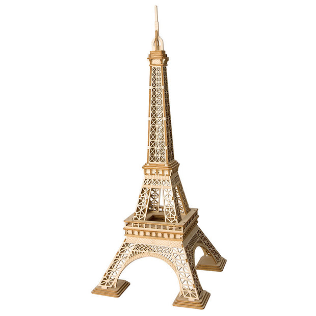 Wooden Puzzle Eiffel Tower Assembly Model Wood