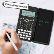 2 In 1 Foldable Calculators Handwriting Tablet