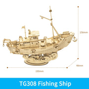 Boat & Ship Model 3D Wooden Puzzle Games