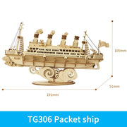 Boat & Ship Model 3D Wooden Puzzle Games