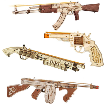 Wooden Puzzle Gun Toys