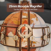 Luminous Globe 3D Wooden