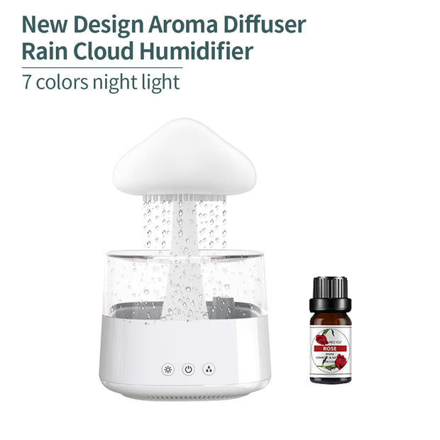 WholesaleRain Cloud Humidifier Water Drip Mushroom Rain Cloud Diffuser