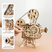 Classic Film Projector 3D Wooden Puzzle