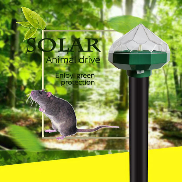 Diamond solar mouse repeller ground plug lamp repeller