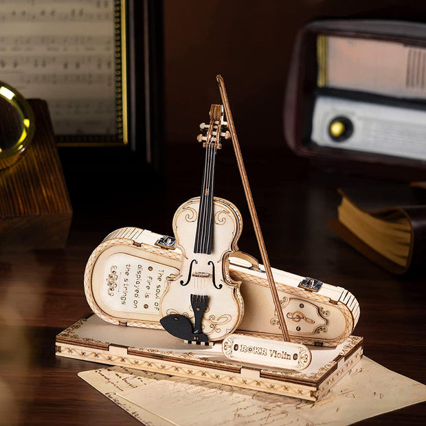 Violin Capriccio Model 3D Wooden Puzzle