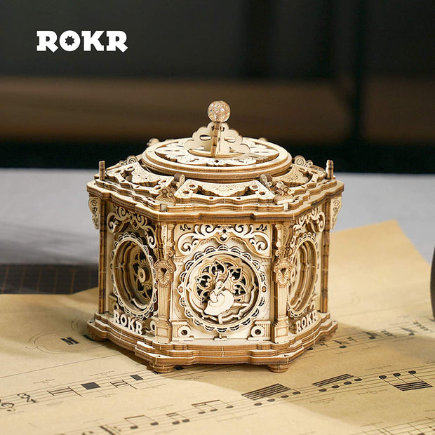 Mechanical Music Box Kit 3D Wooden Puzzle