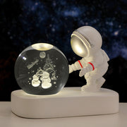 Glowing Planetary Galaxy Astronaut Crystal Ball Night Lights