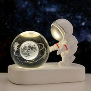 Glowing Planetary Galaxy Astronaut Crystal Ball Night Lights