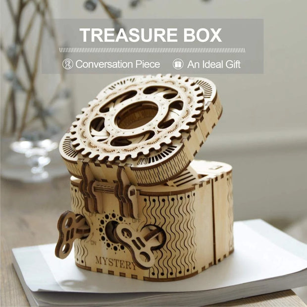 Treasure Box Creative 3D Wooden Puzzle Game