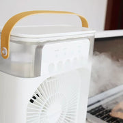 Air Humidifier Cooling Fan with Led Night Light