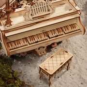 Puzzle in legno 3D Carillon meccanico per pianoforte magico