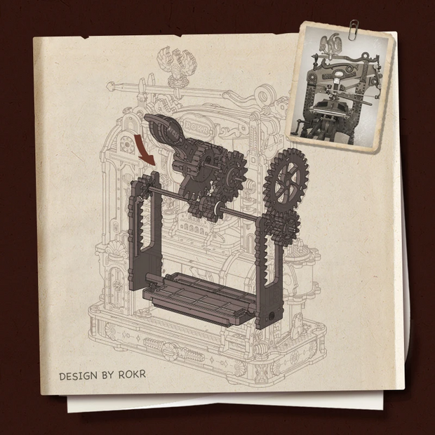 Printing Press 3D DIY Puzzle