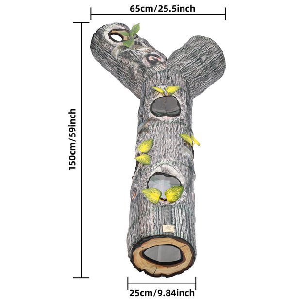 Tree Pattern Tunnel Pets Toy