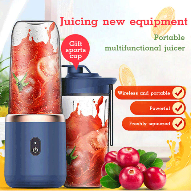 Portable Blender Mini Juicer Cup Extractor Smoothie Fruit Squeezer