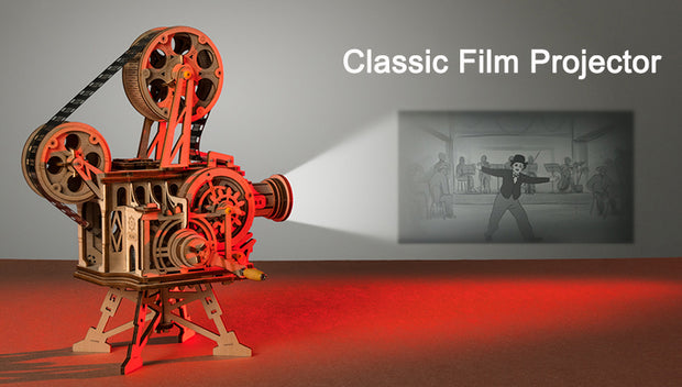 Classic Film Projector 3D Wooden Puzzle