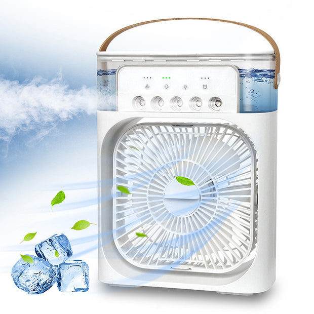 Air Humidifier Cooling Fan with Led Night Light