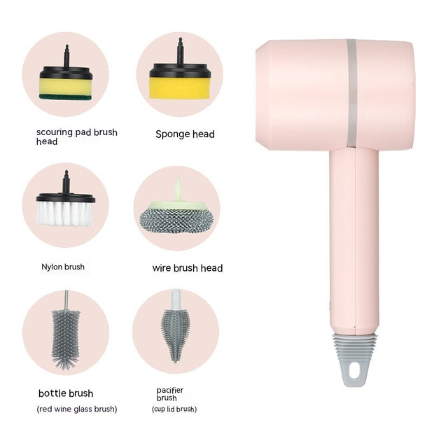 Electric Cleaning Dishwashing Brush  USB Rechargeable