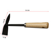 Garden Garden Tools Wooden Handle Rake Five Tooth Rake