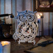 Owl Wooden Clock