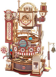 Marble Chocolate Factory 3D Wooden Puzzle