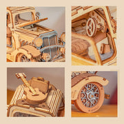 Rolife Vintage Car Model 3D Wooden Puzzle